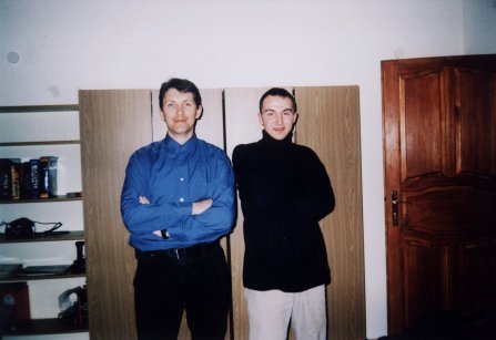 Mirosław Dymek i autor tej strony podczas wizyty w Reality Pump.